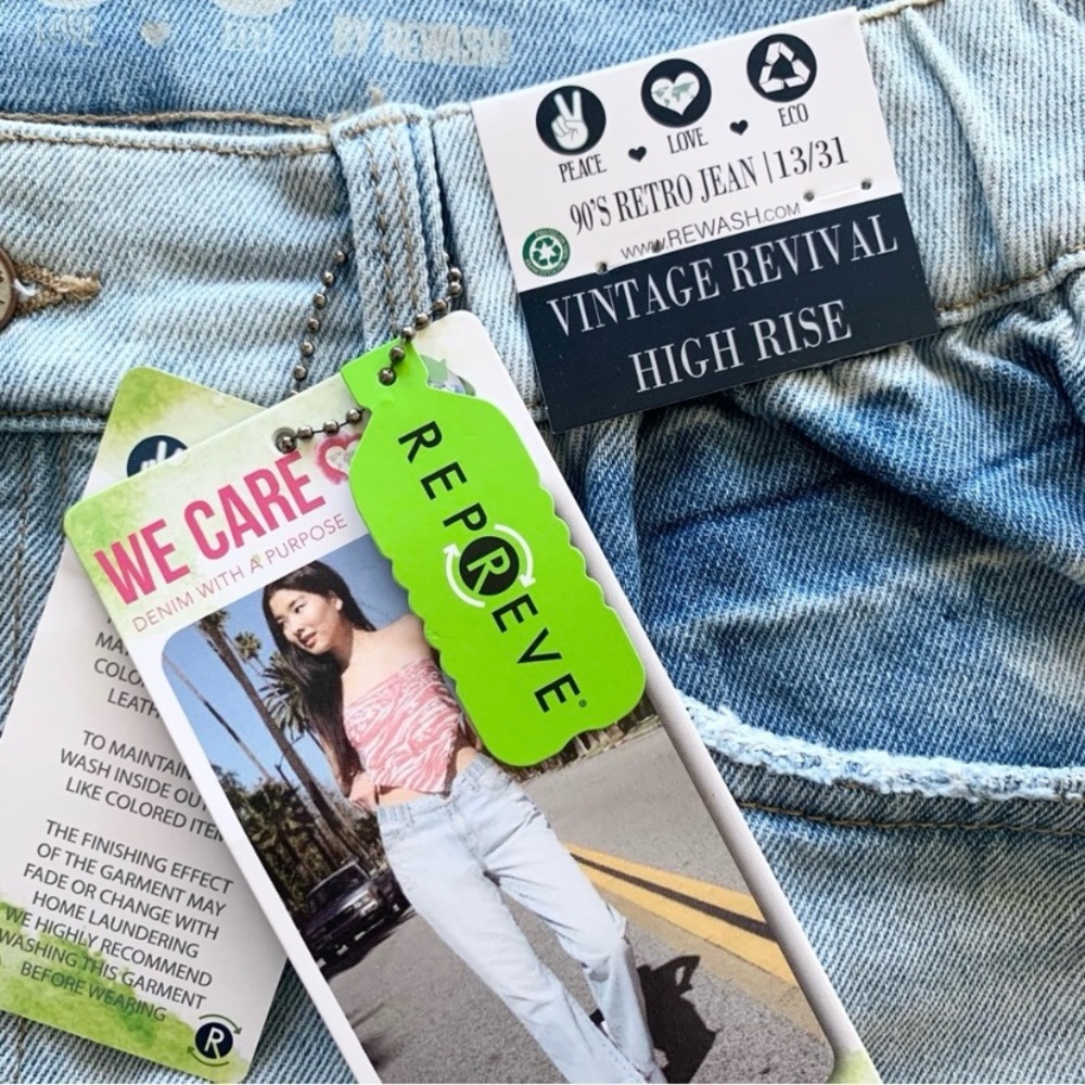 Rewash High Waist Jeans 11/30 13/31 New - Picture 8 of 13